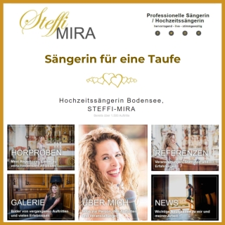 Sängerin für eine Taufe - Steffi Mira