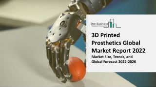 3D Printed Prosthetics Market Trends, Segmentation, Demand, Industry Growth