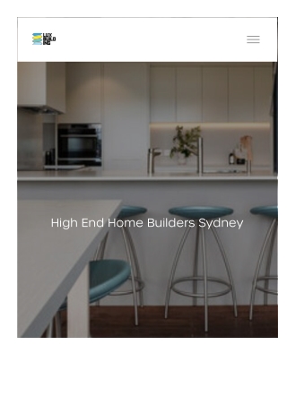 High End Home Builders Sydney