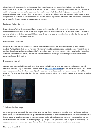 Anota estos tips ya antes de comenzar tu proyecto de reforma