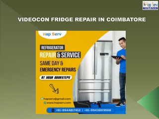 VIDEOCON FRIDGE REPAIR IN COIMBATORE