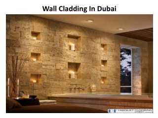 Wall Cladding in Dubai