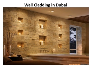 Wall Cladding in Dubai