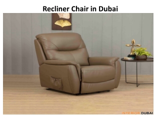 Recliner Chair in Dubai