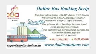 Online Best Bus Booking Clone System - DOD IT SOLUTIONS