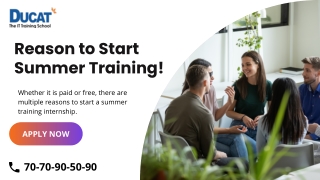 Know the Reason to Start Summer Training