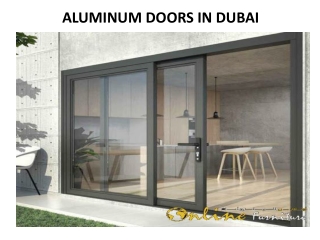 ALUMINUM DOORS IN DUBAI