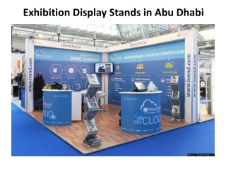 Exhibition Display Stands in Abu Dhabi