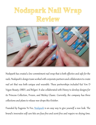 Nodspark Nail Wrap Review