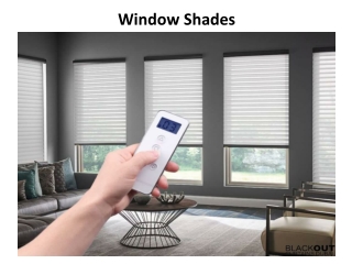 Window Shades In Dubai