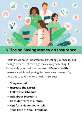 5 Tips on Saving Money on Insurance