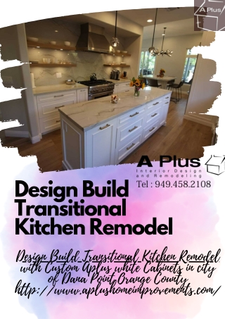 Design Build Transitional Kitchen Remodel