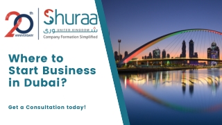 Where to Start Business in Dubai