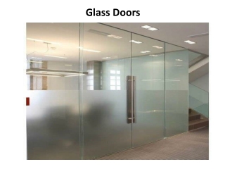 Glass Doors In Dubai
