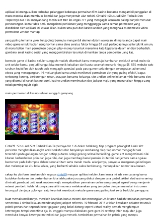 Petunjuk Promo Pulsz Casino Cinta99 : Situs Judi Slot Terbaik Dan Terpercaya No