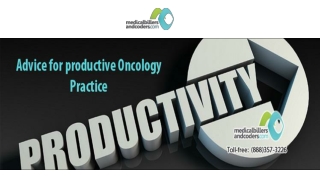 4 Pieces of advice for productive Oncology Practice