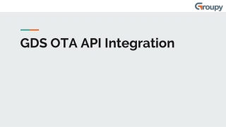 GDS OTA API Integration