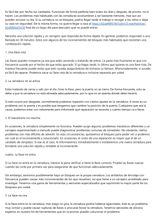 Trucos y consejos importantes de cerrajería en dos mil veintidós