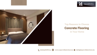 Top Reasons to Choose Concrete Flooring in Your Home
