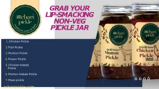 Grab your lip-smacking non-veg Pickle Jar