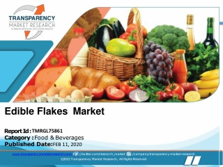 Edible Flakes Market Trends, and Forecast, 2019 - 2029