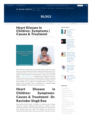 Heart Disease in Children- Symptoms -CauseHeart Disease s & Treatment