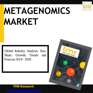 Metagenomics Market : Global Industry Analysis, Size, Share, Growth, Trends