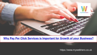 Why Pay Per Click Services is Important for Growth of your Business