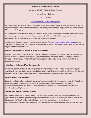 Warumist WordPress-Sicherhe itwichtig