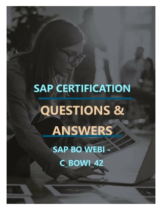 SAP BO WEBI (C_BOWI_42) FREE QUESTIONS AND ANSWERS PDF
