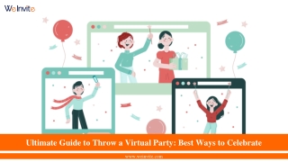 How to Throw a Virtual Party