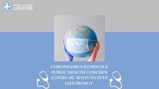 Coronavirus illness is a public health concern (COVID-19)