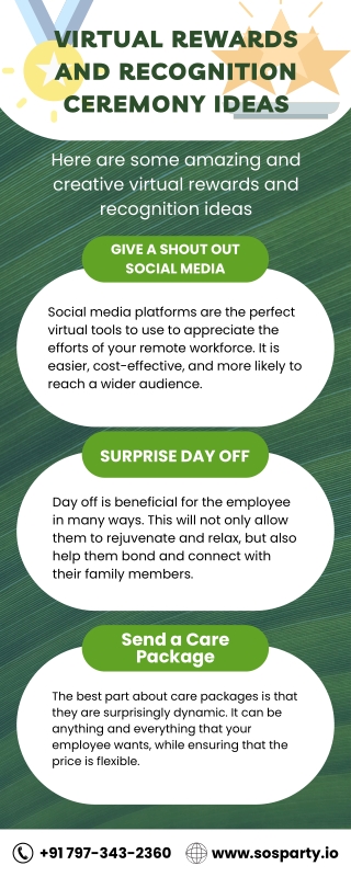 Virtual Rewards and Recognition Ceremony