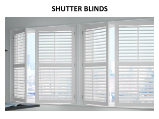 Shutter Blinds In Dubai