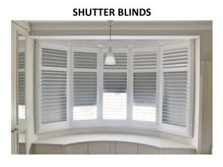Shutter Blinds In Dubai