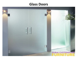 Glass Doors In Dubai