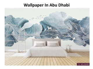 Wallpaper In Abu Dhabi