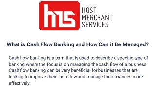 what-is-cash-low-banking-