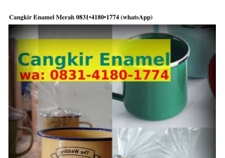 Cangkir Enamel Merah O83l~4l8O~lᜪᜪ4[WA]