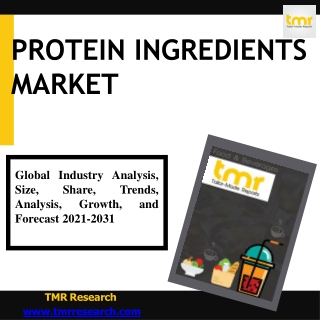 Protein Ingredients Market: Competitive Analysis and Key Trends