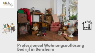 Professioneel Wohnungsauflösung Bedrijf in Bensheim