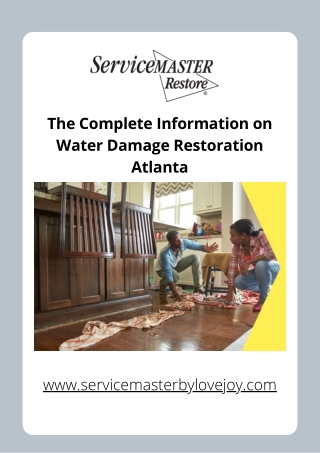 The Complete Information on Water Damage Restoration Atlanta