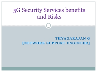 Risks in 5G Security Platform
