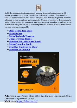 Mesa Comedor Roble