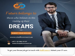 Get your Dream jobs in Dubai