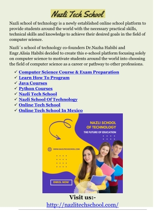 Nazli School Of Technology