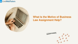 What Is the Motive of Business Law Assignment Help