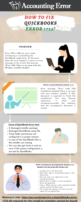 How to Settle Down QuickBooks Error 1723?