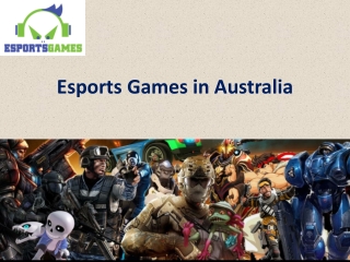 Esports Games in Australia