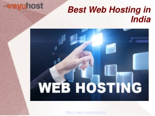 Best Web Hosting in India